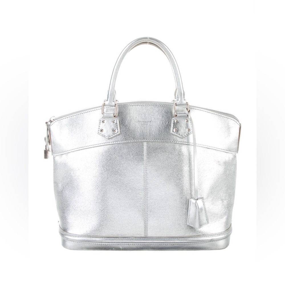 Louis Vuitton Suhali Lockit MM metalic silver